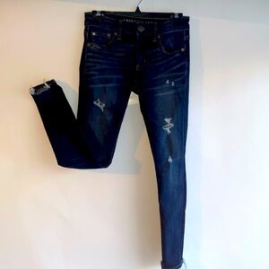 American eagle super stretch, skinny jeans for women 0